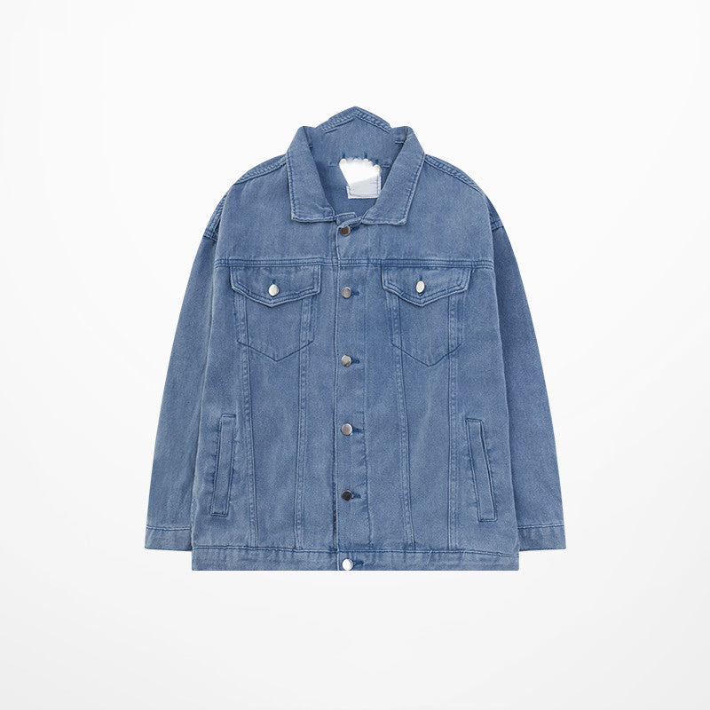 Lapel Jacket Loose Top Stitching Tooling