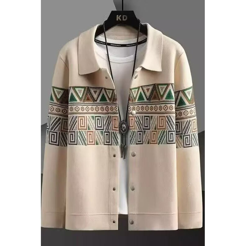 Seamless Knit Cardigan Fallwinter Loose-fitting Jacket Top