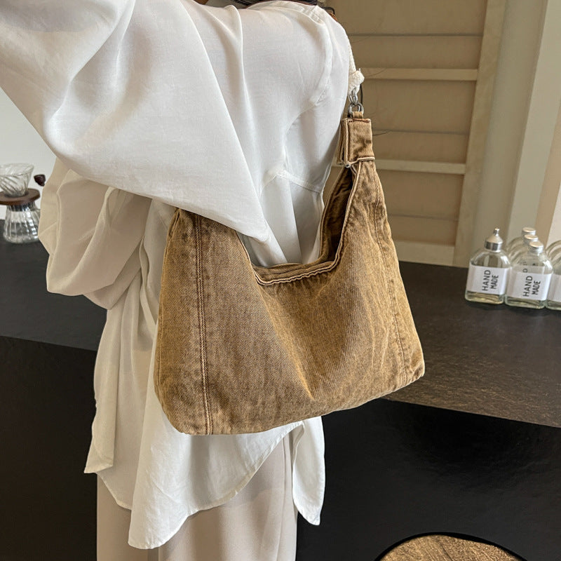 Korean Fashion Casual Denim Bag Women