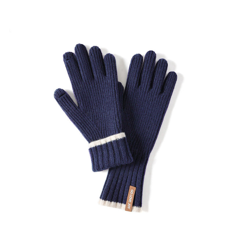 Women's Wool Knitted Long Gloves