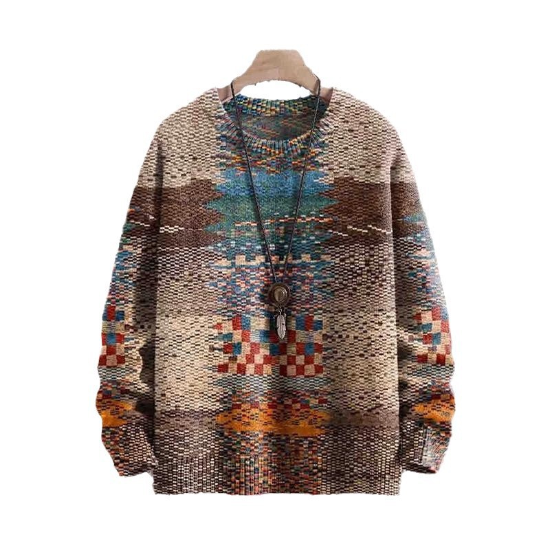 Chunky-knit Crewneck Sweater In A Thick, Heavyweight Fabricno Hood