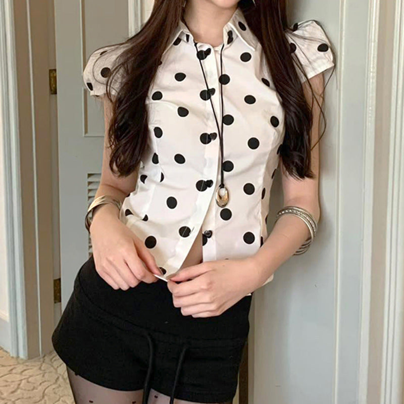 Stylish Casual Fitted Waist T-shirt With Tie-up Details And Short Sleeves