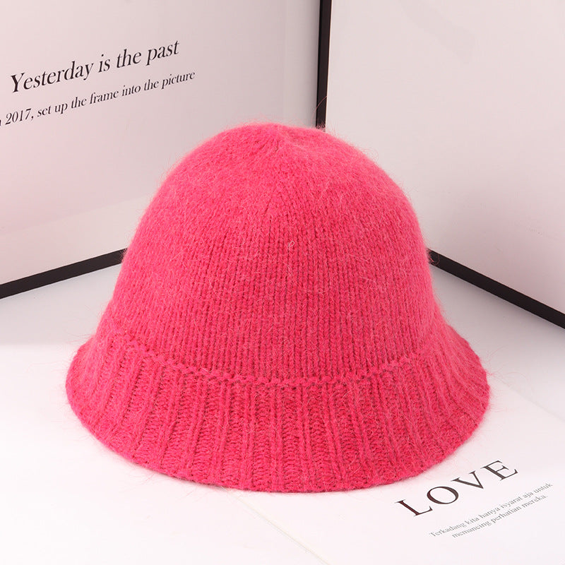 Top Basin Knitted Warm Plush Hat