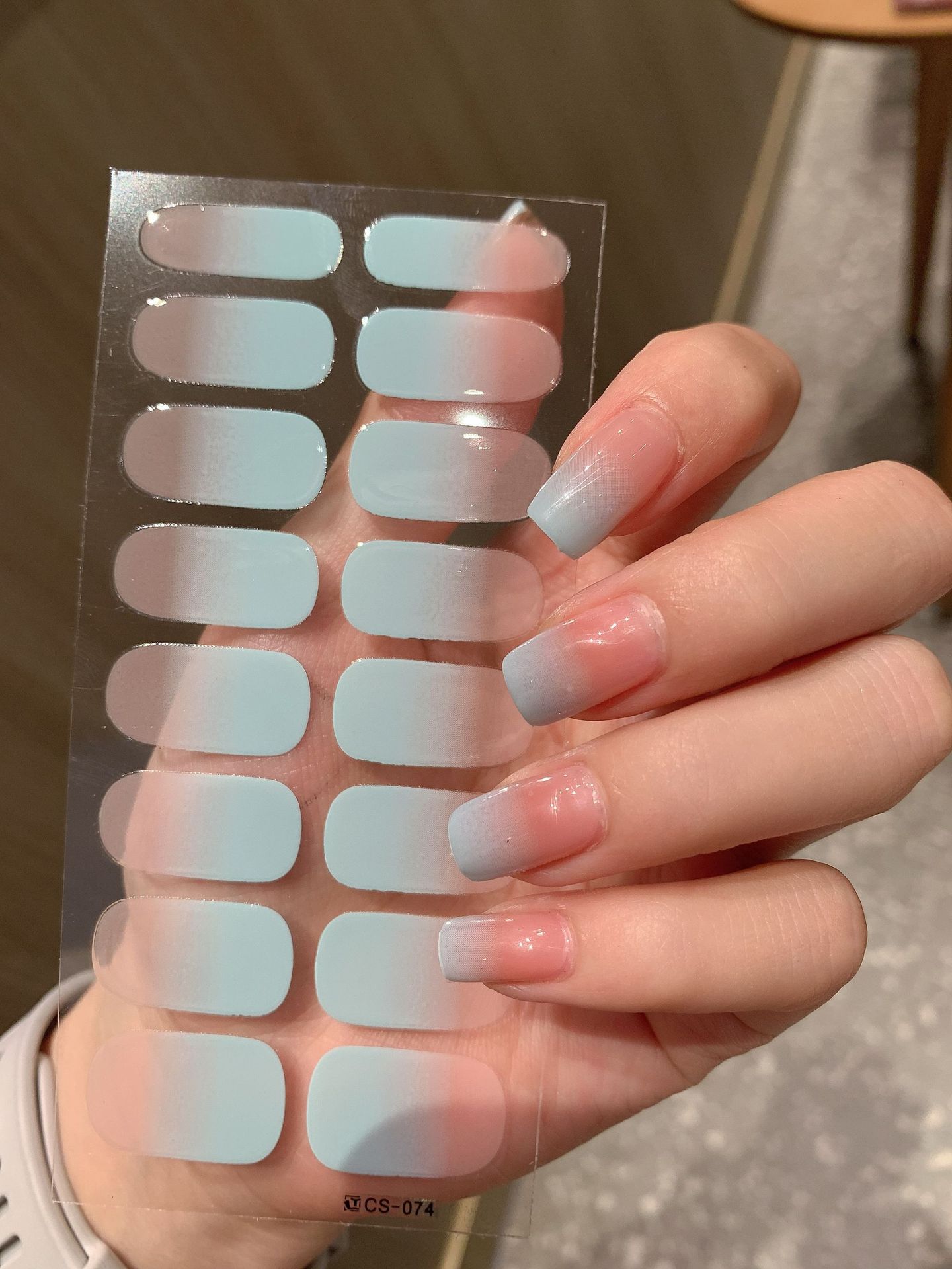 Gradient Color Nail Sticker Spring And Summer Comely Finger