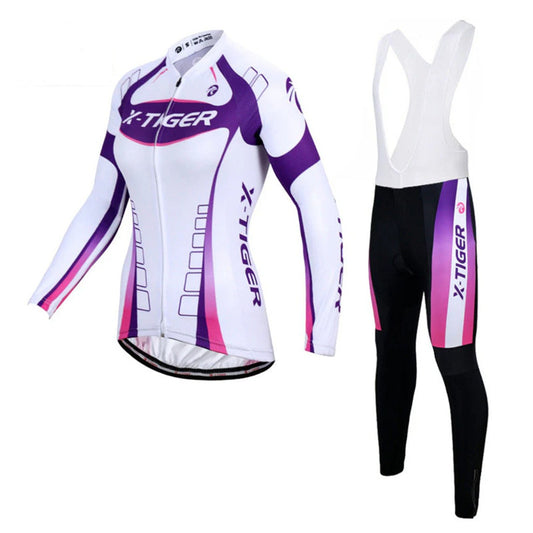 Autumn Long Sleeve Thin Mountain Bike Cycling Clothes Suit
