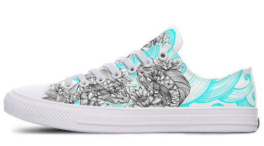 Fashion Print Couple Low-Top Canvas Shoes