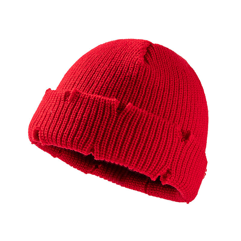 Men's Short Dome Korean Style Knitted Hat