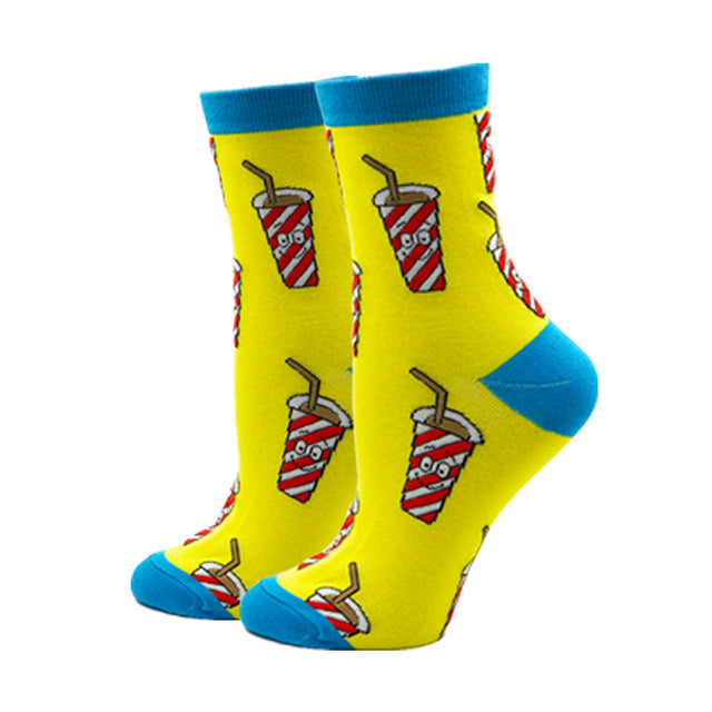 Women's Casual Fashion Simple Jacquard Socks