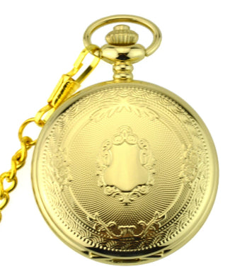 Women's Retro Fashion Flip Hollow Pocket Watch