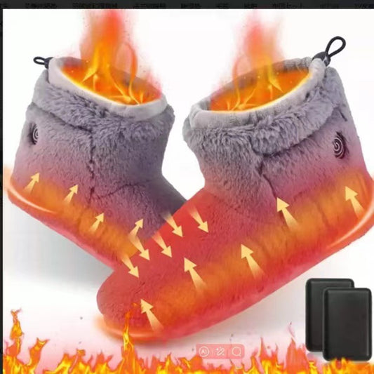 Mobile Heated BootsElectric Heated ShoesWarming Slippers For Home Use Heat-generating Boots