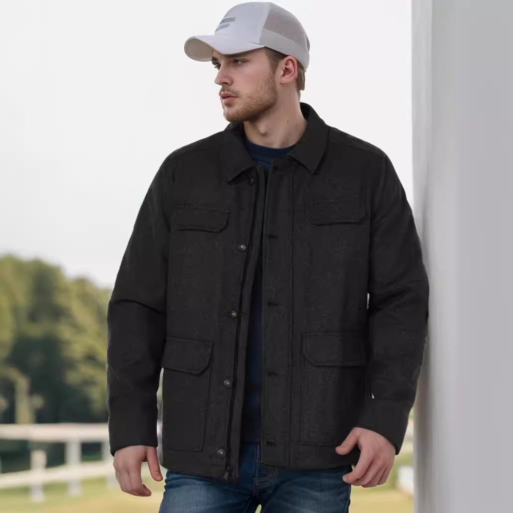 Decorative Retro Casual Jacket Coat