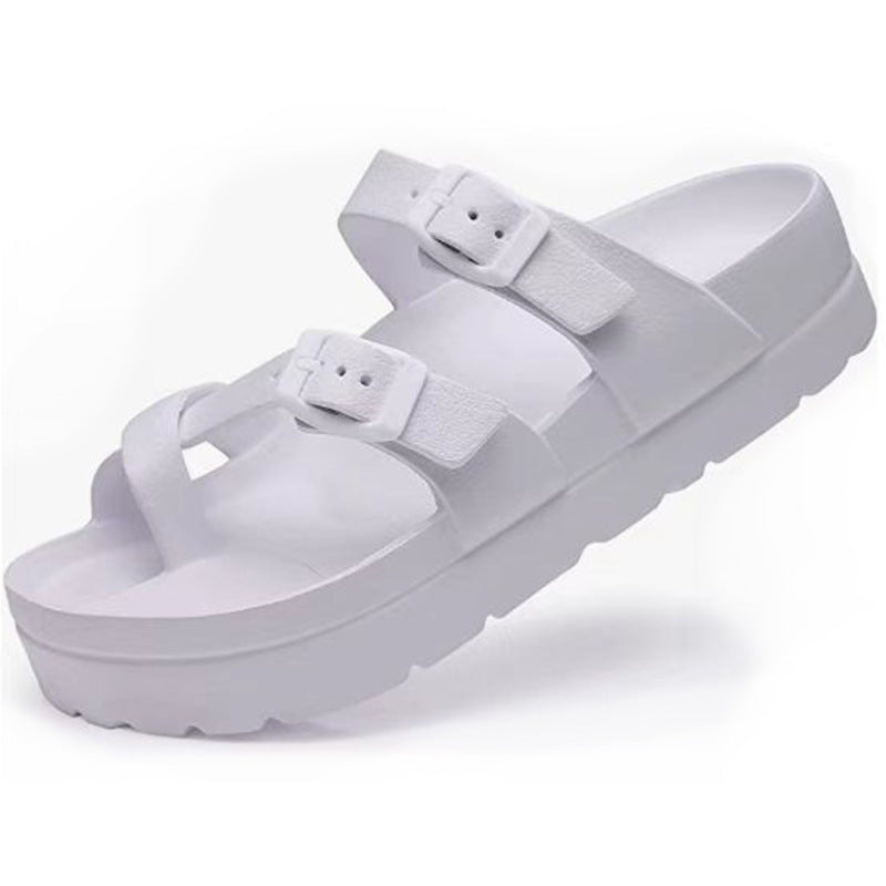 Slip-on tyksålede vinkelslippers EVA Muffin blødtsålede slippers