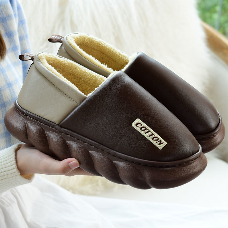 Waterproof Cotton Slippers Ladies Winter Household