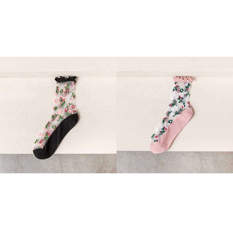 Women's Fashion Personality Crystal Glass Stockings
