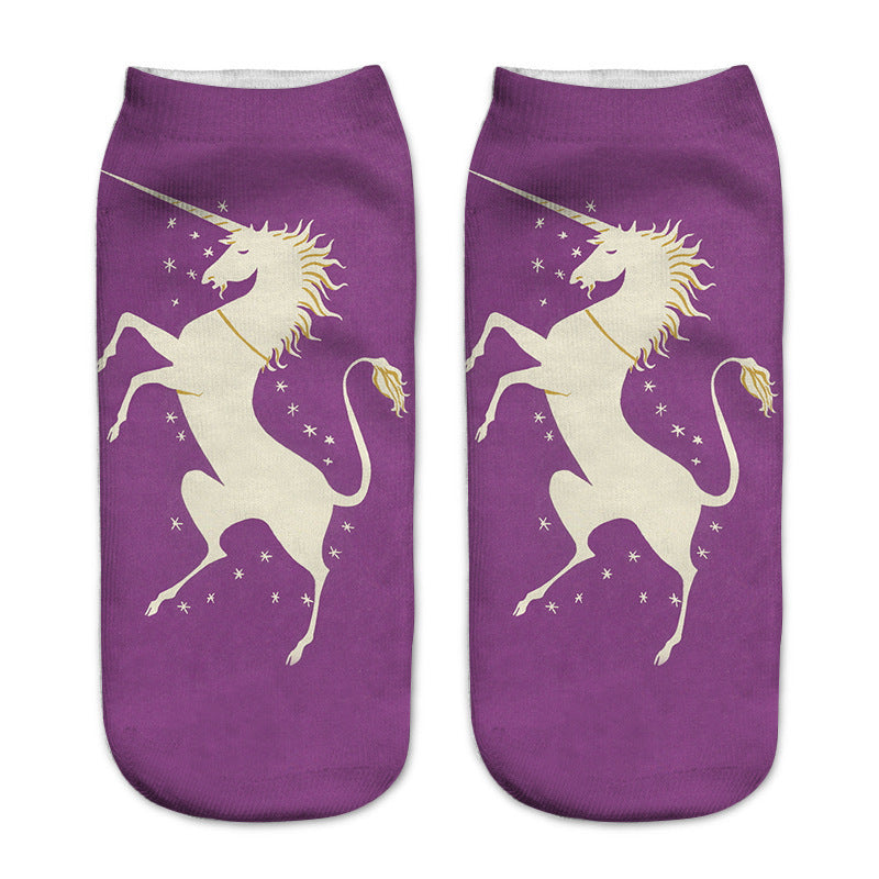 Digital Printing Women's Socks 3d