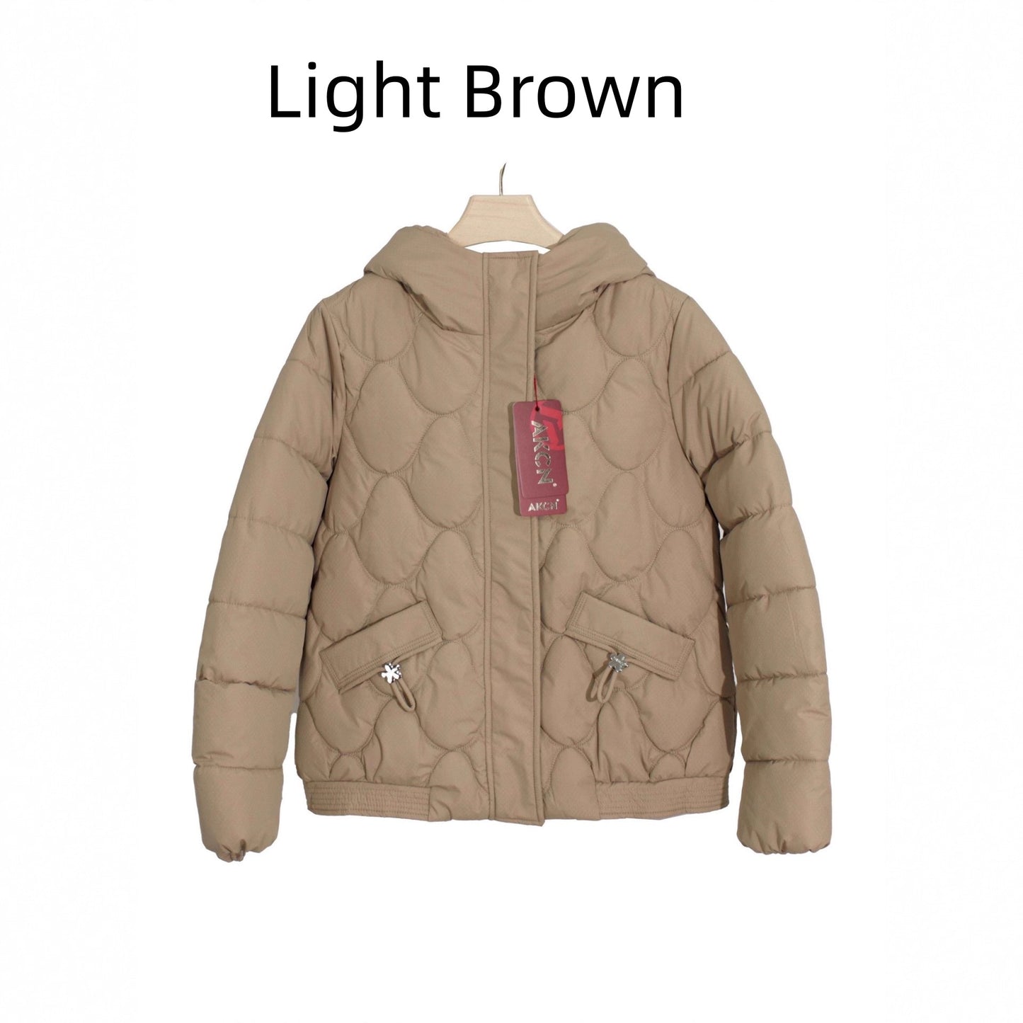 Thick Hooded Winter Cotton-padded Coat