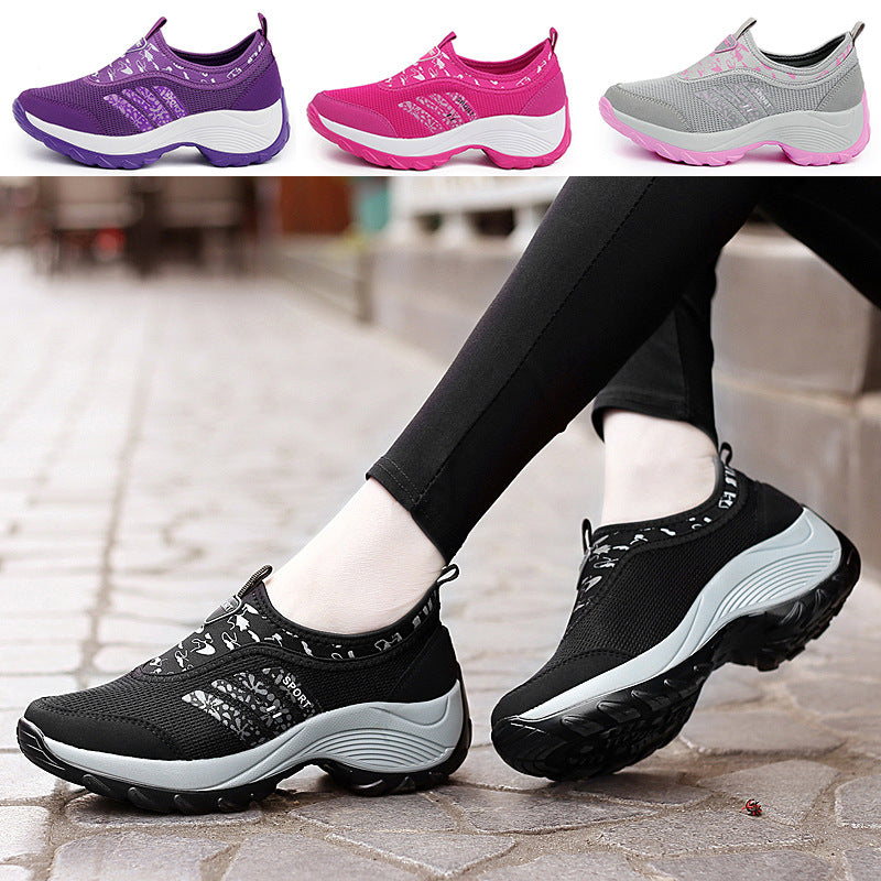 Women's Sports Shoes Height Increasing Slip-on