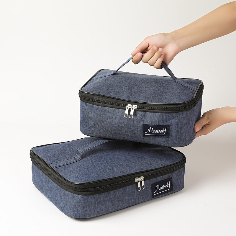 Flat Portable Lunch Bag Large