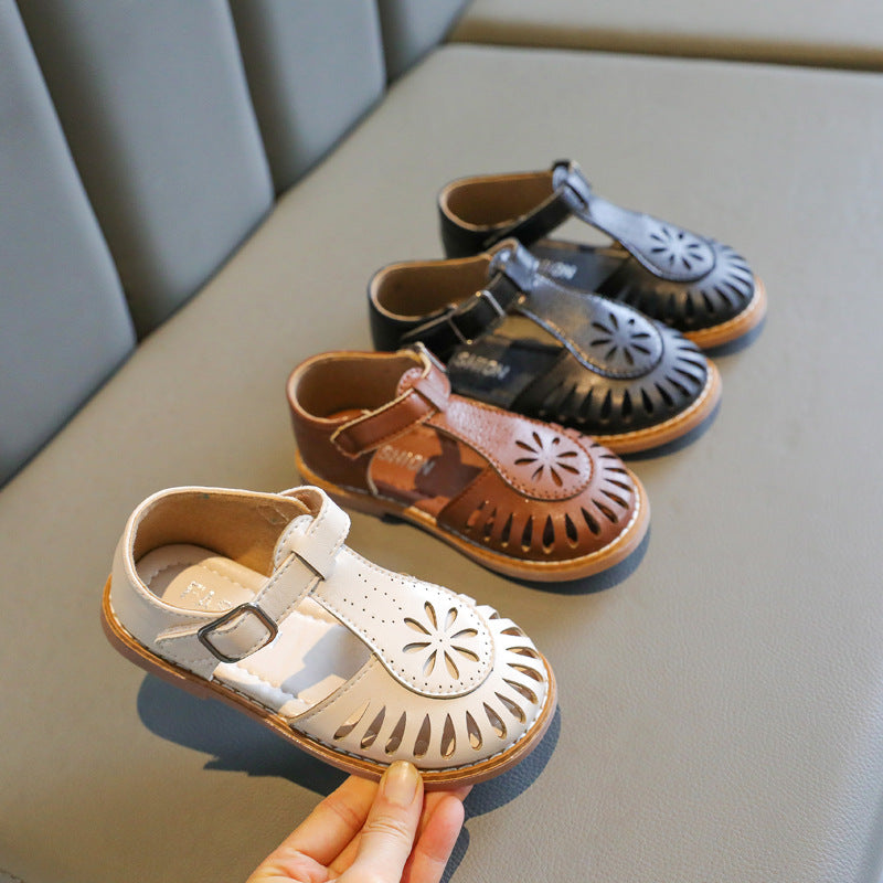 Children's Cutout British Soft Sole Sandals