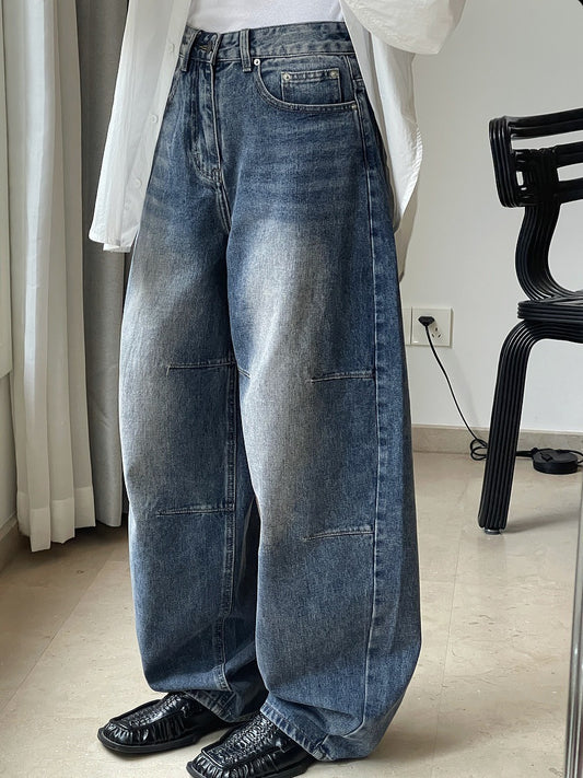 Løstsiddende vidde ben slim-fit casual bukser til kvinder