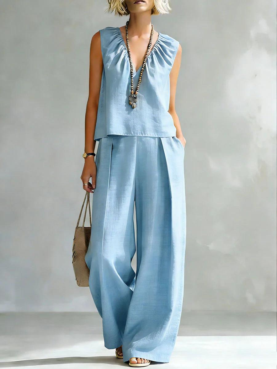 Sexy Urban-style Sleeveless Pantsuit