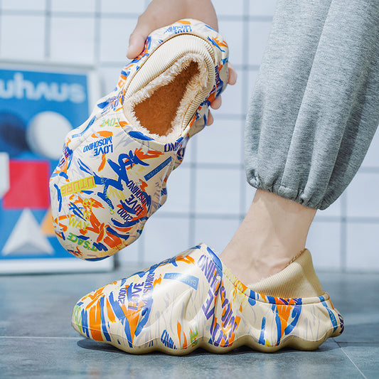 Indoor Home Package With Warm Cotton Slippers