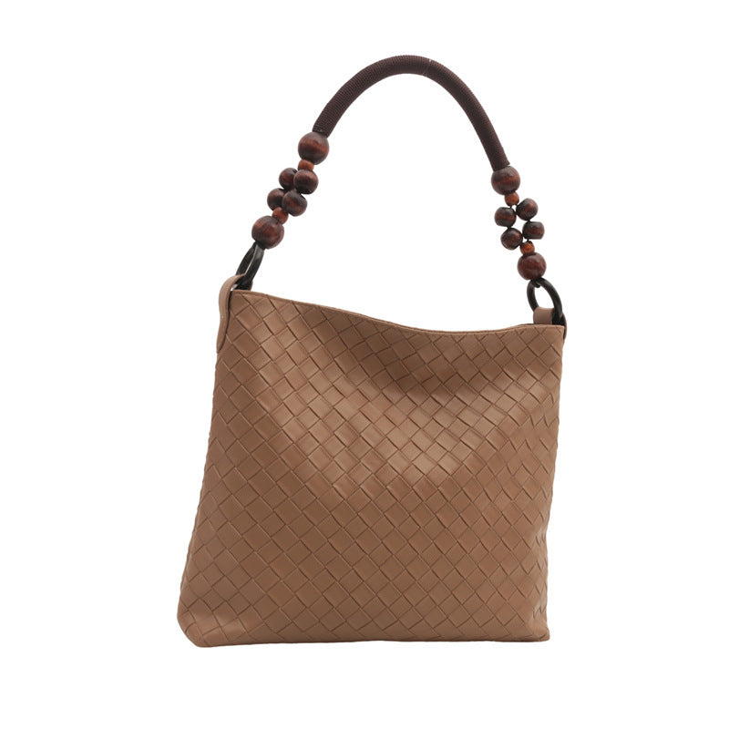 Simple Woven Large Capacity Portable Shoulder Commuter High Quality Crossbody Bag