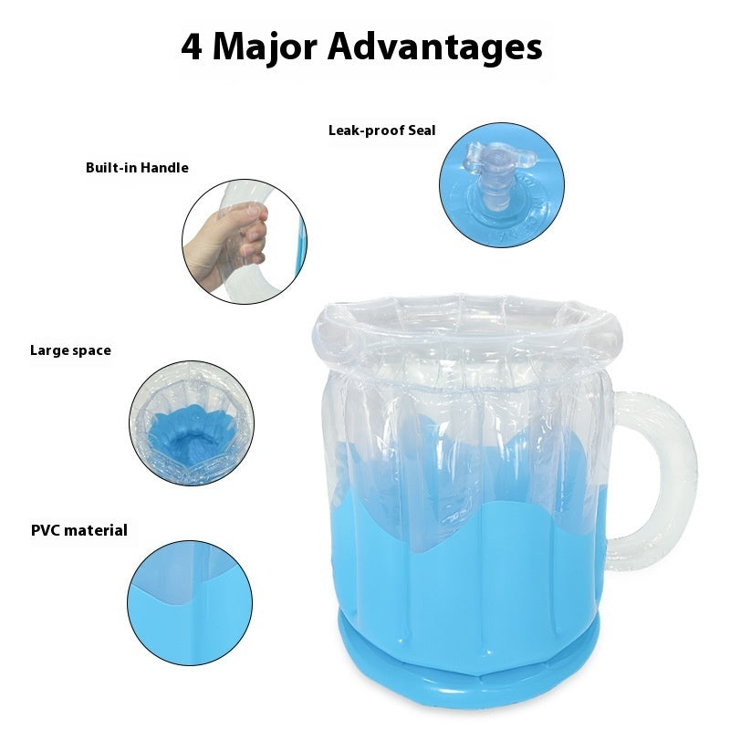 Eco-friendly PVC Party Beach Camping Portable Inflatable Ice Bucket