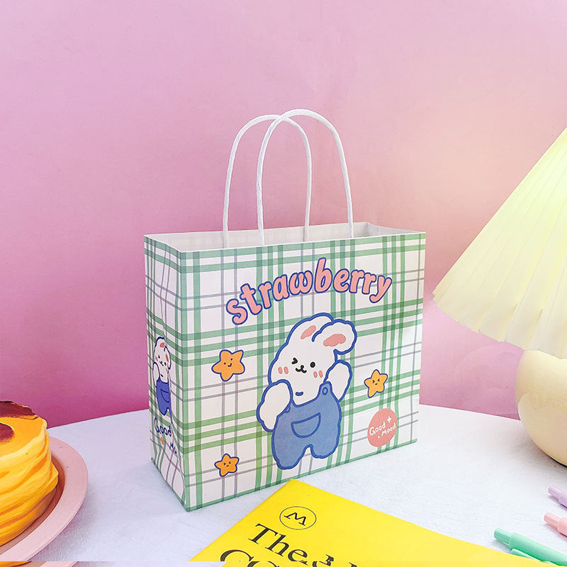 Cute Ins Exquisite Korean Style Cartoon Paper Tote Bag