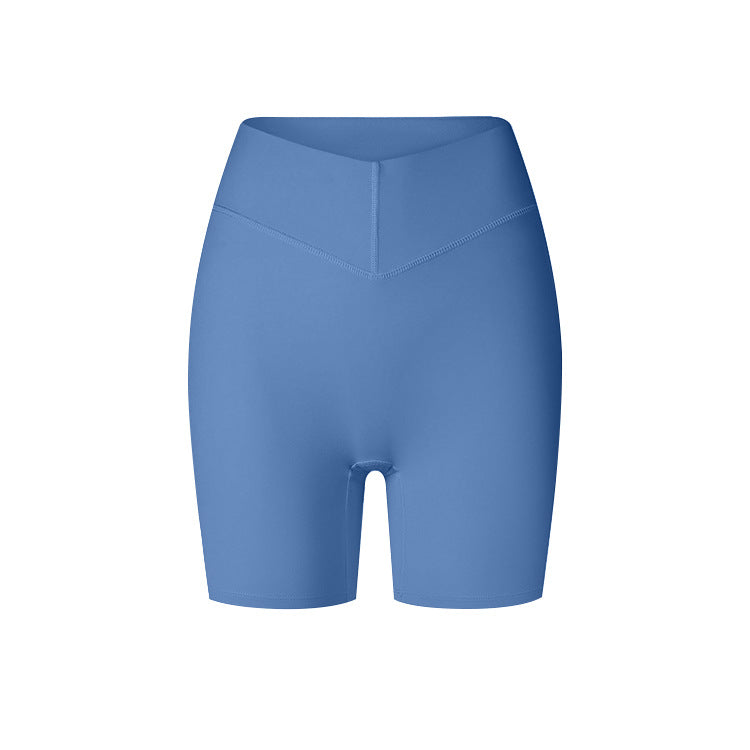 Autumn And Winter Sports Shorts Peach Hip High Elastic Shaping