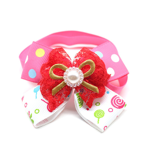 Princess Style Bow Tie Dog Cat Universal Decoration