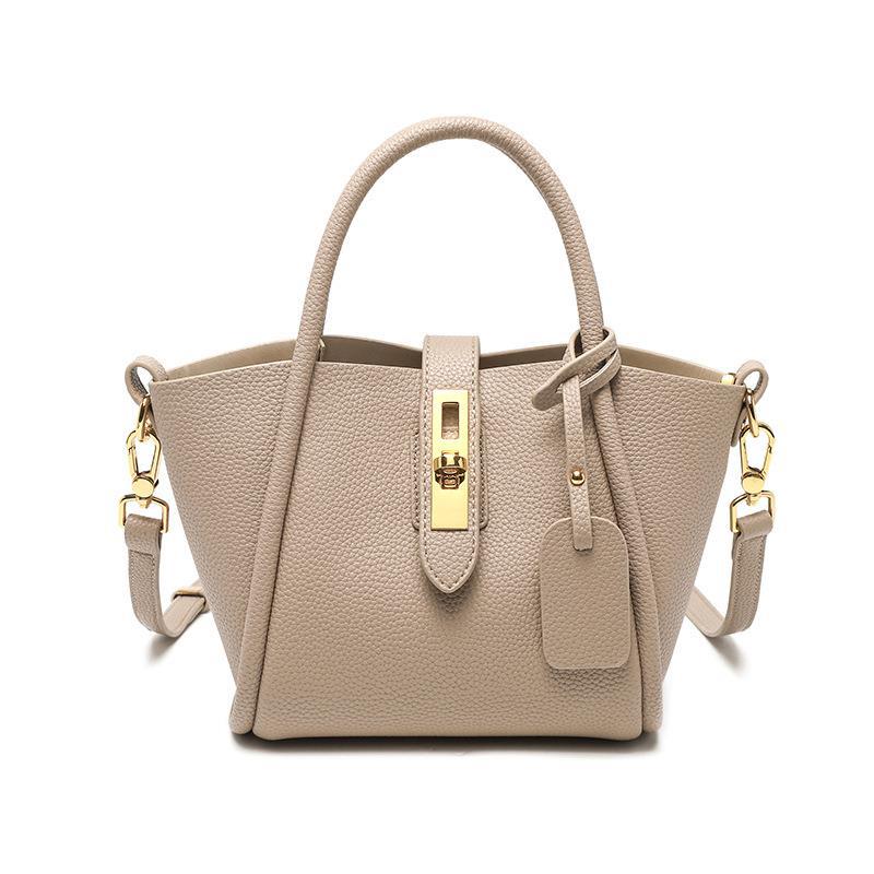 Basket Leather Female Bag Bucket Summer