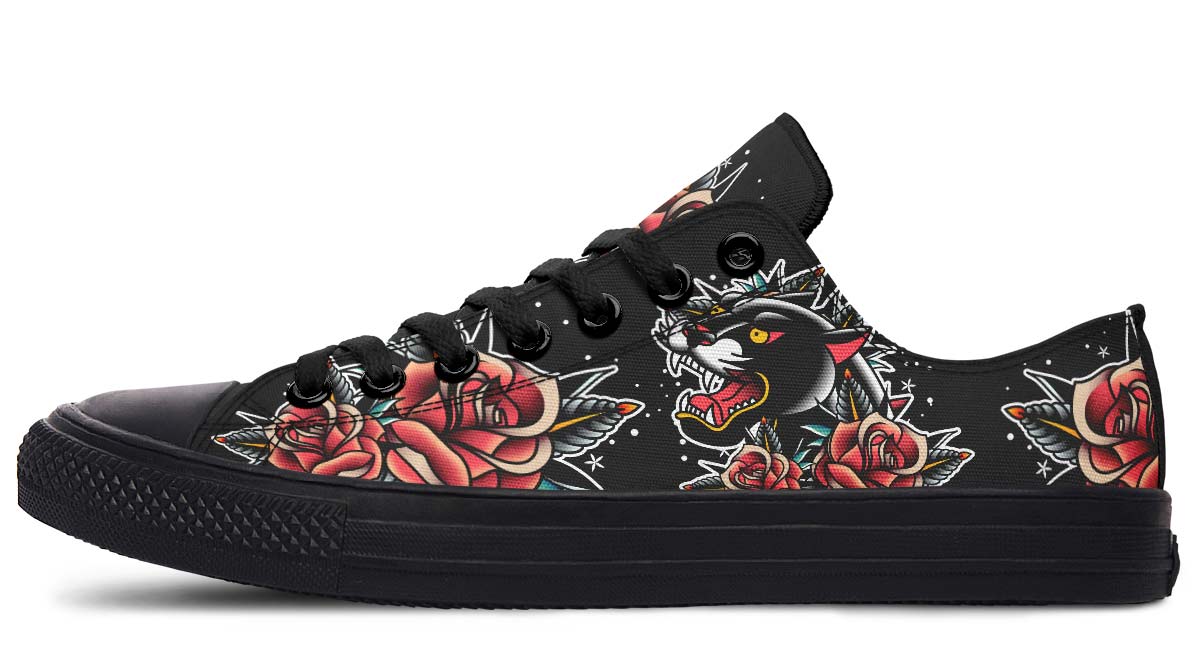 Fashion Print Couple Low-Top Canvas Shoes