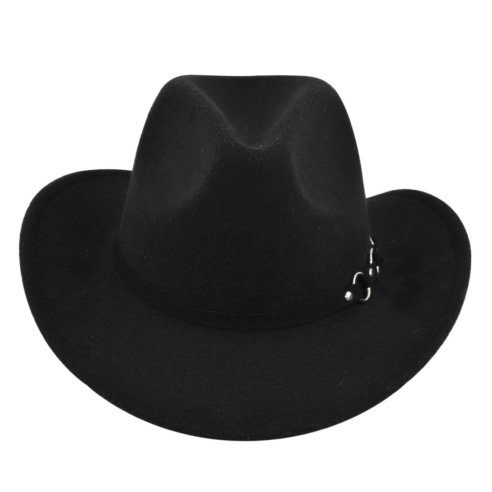 Retro Ethnic Vintage Jazz Denim Felt Hat