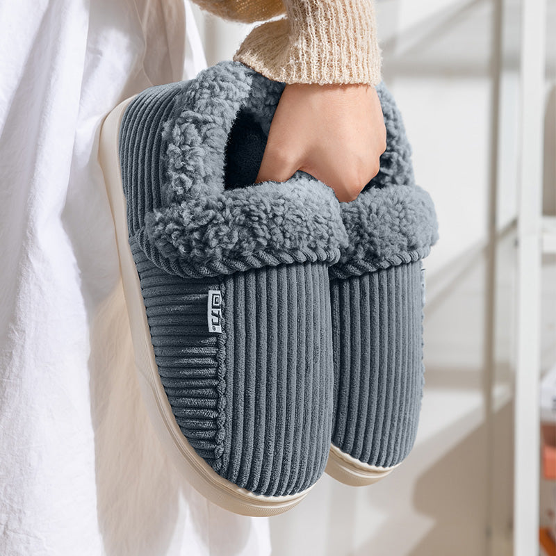 Women's Bag Heel Home Indoor Anti-Slip Cotton Slippers