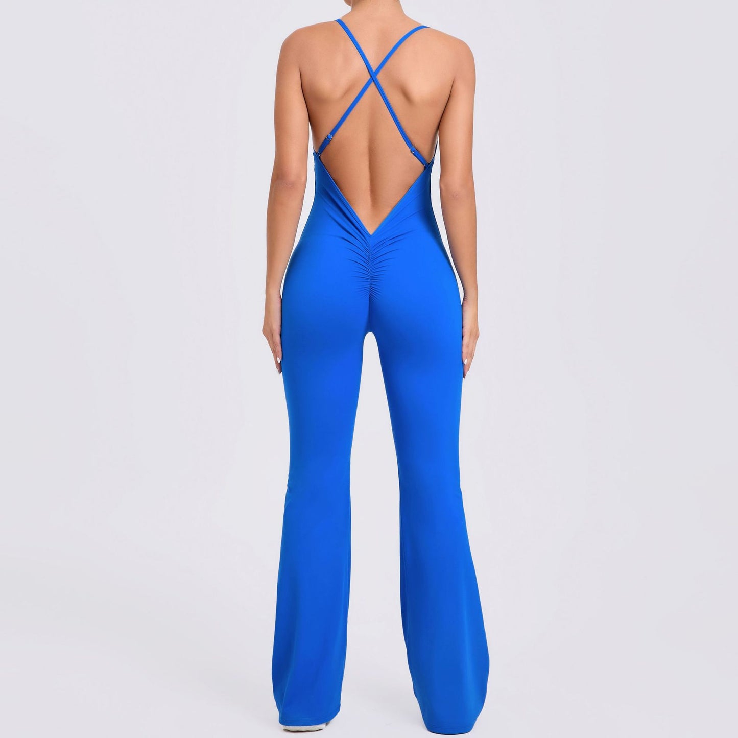 Shoulder Strap Horn Yoga Jumpsuit