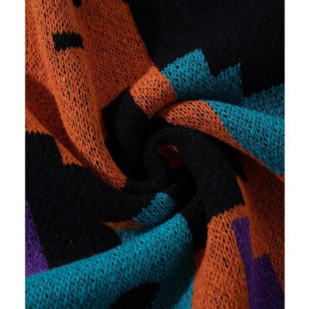 Mens Cartoon Sweater With Long Sleeves