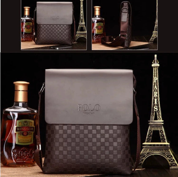 Factory wholesale price classic Plaid men square single shoulder bag Europe fashion bag on behalf of a man