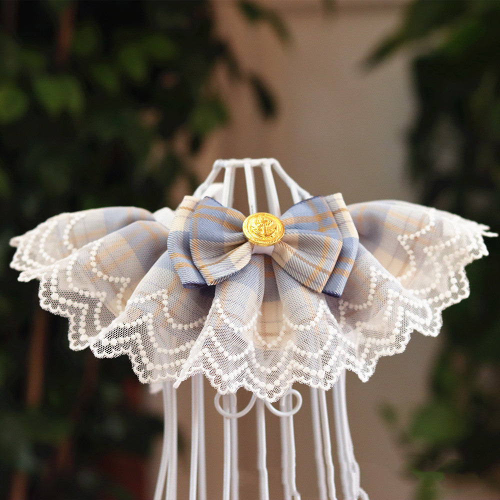 Pet Bib Saliva Towel Lace Collar