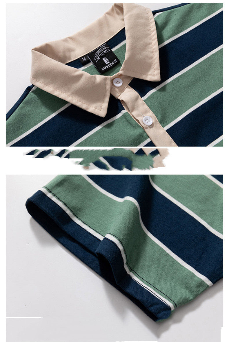 Lapels Retro Loose Large Size Men College Style Long Sleeves