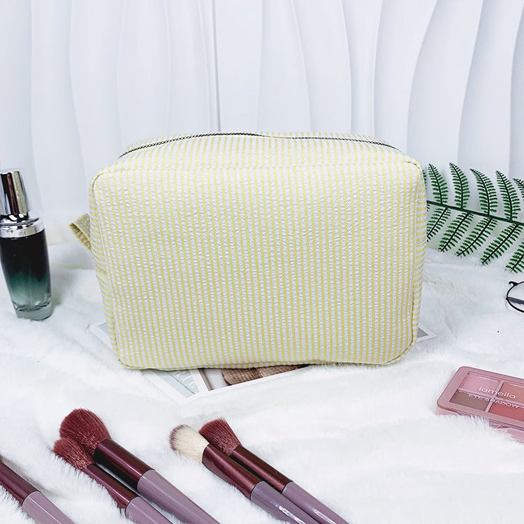 Personalized Embroidered Name Bubble-Chiffon Makeup Bag Portable