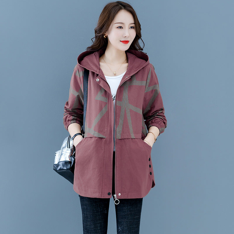 New Style Large Size Windbreaker For Autumn Coat