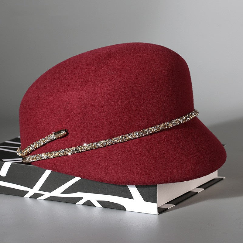 Woolen Felt Women's British Retro Easy Matching Hat