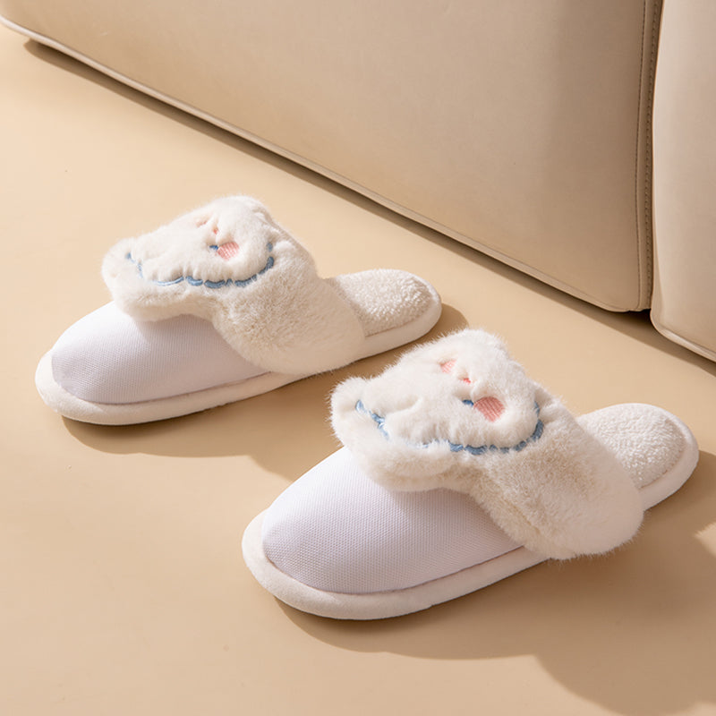 Removable Cotton Lovely Slippers In Winter