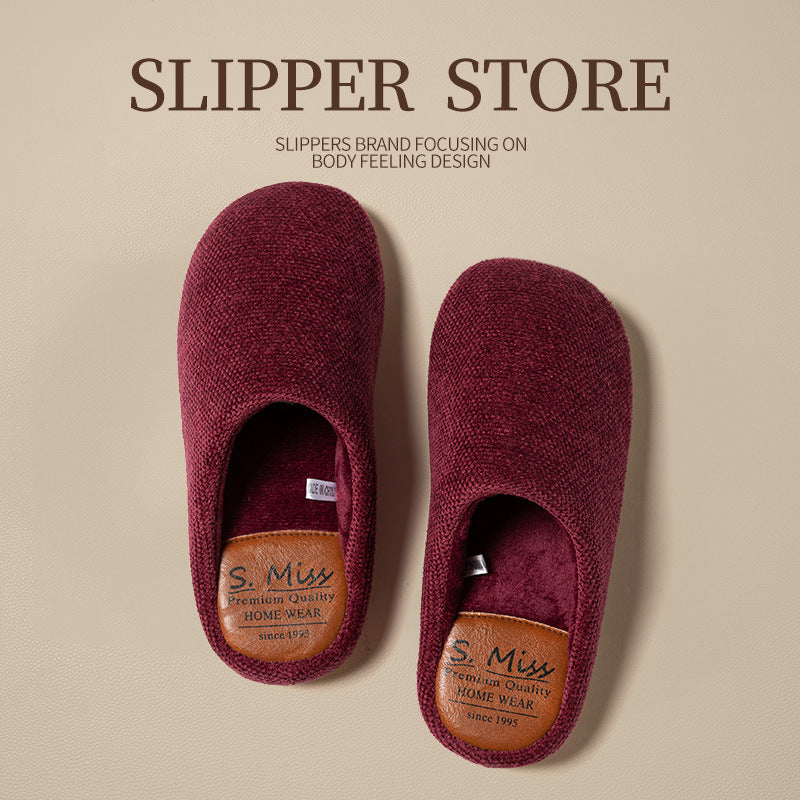 Indoor Mute Household Bedroom Floor Slippers