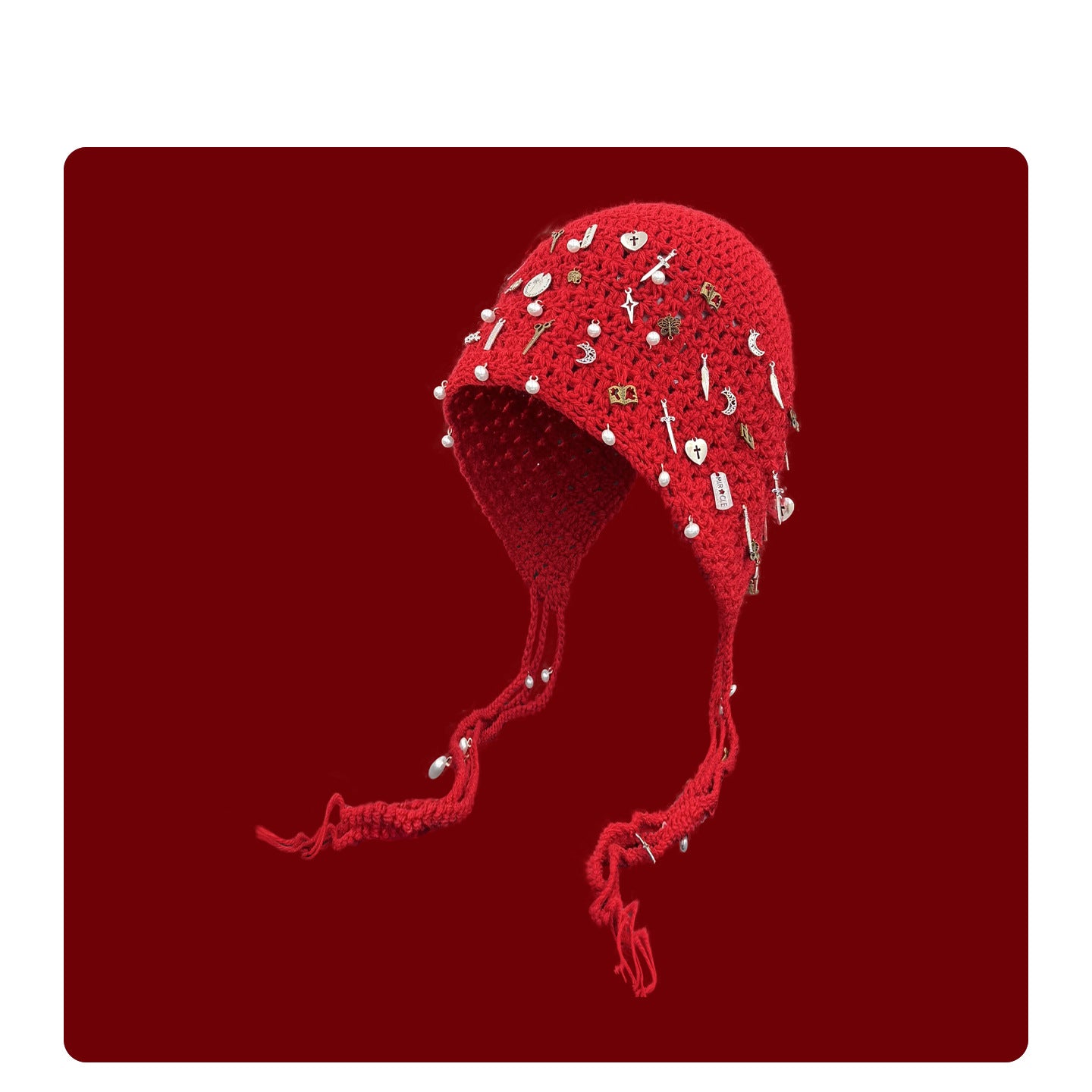 Hand-knitted Vintage-style Knit Cap