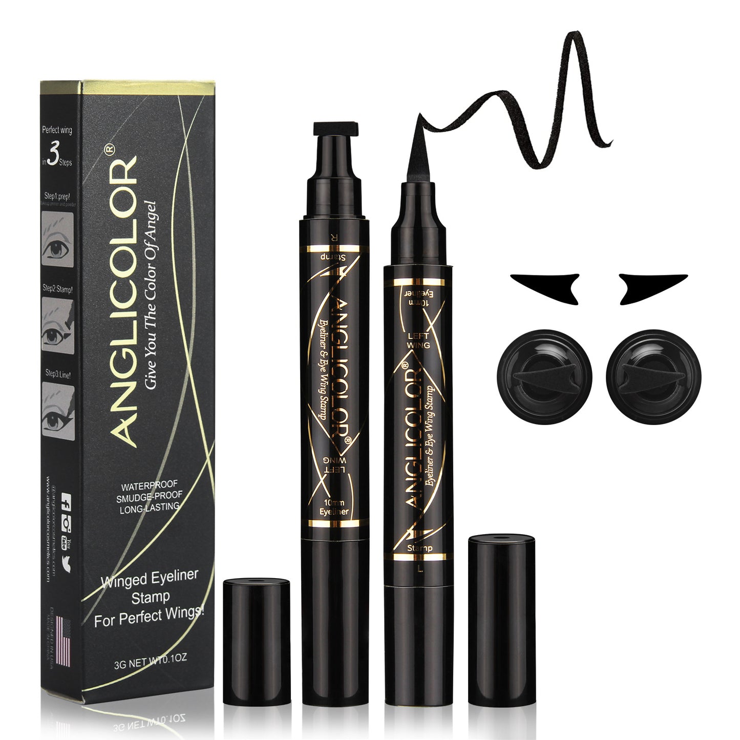 Makeup Double-headed Seal Eyeliner Waterproof And Sweat-proof