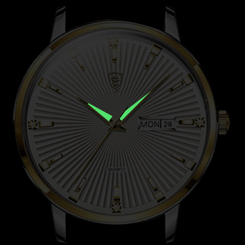 New Waterproof Luminous Men's Watch Business Quartz Watch