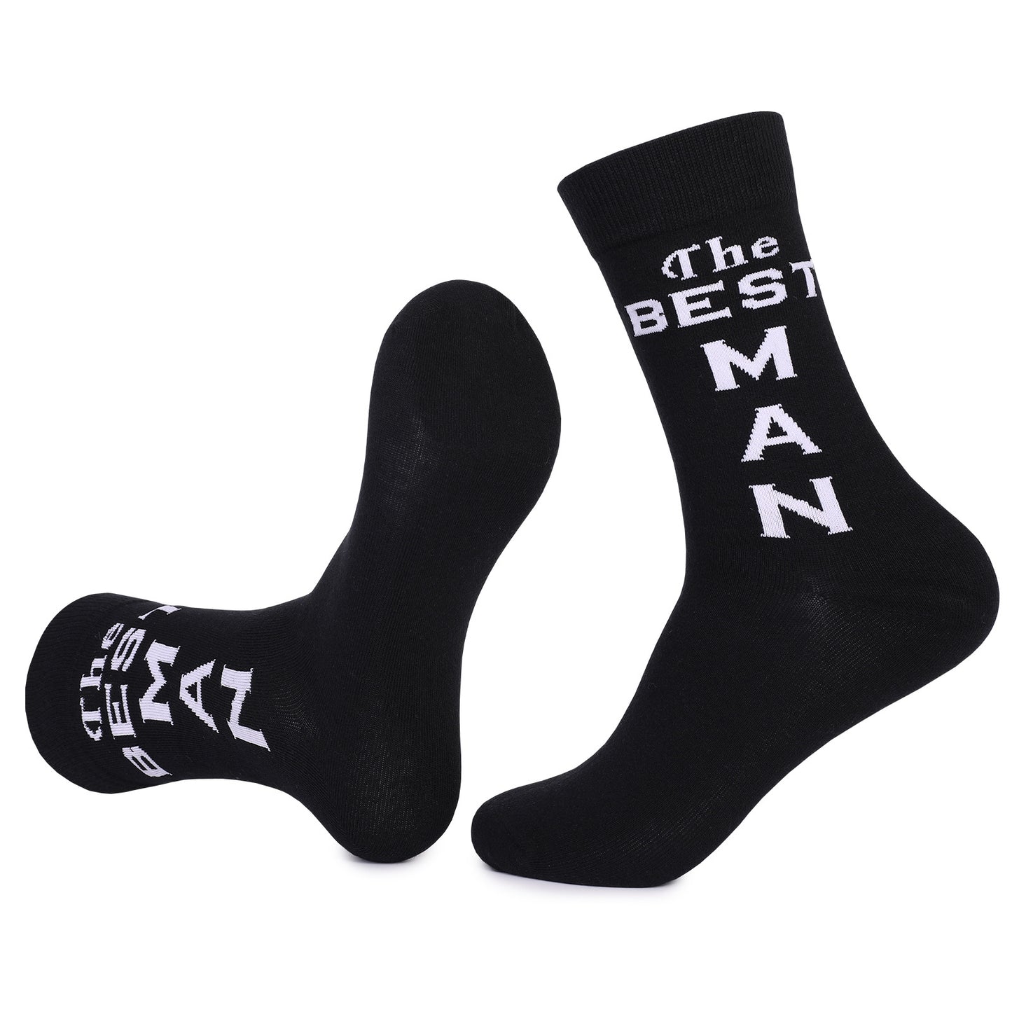Fashion Christmas Cotton Mid-calf Letter Socks
