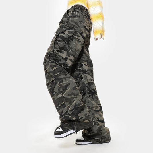 New Pure Cotton American Camouflage Cargo Pants